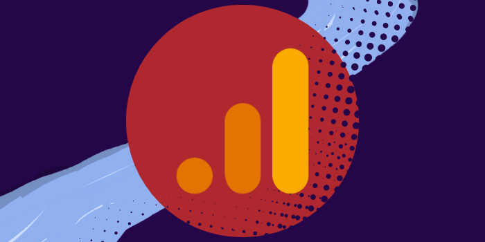 Decorative graphic to illustrate Custom Event Data Import in GA4